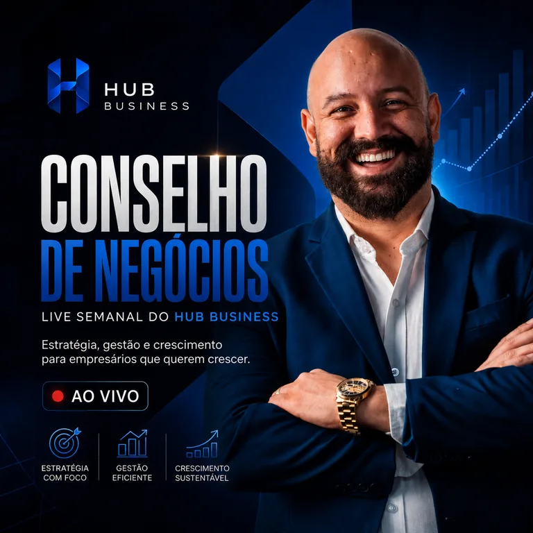 Conselho de Negócios — live semanal do Hub Business com Thalles Sampaio
