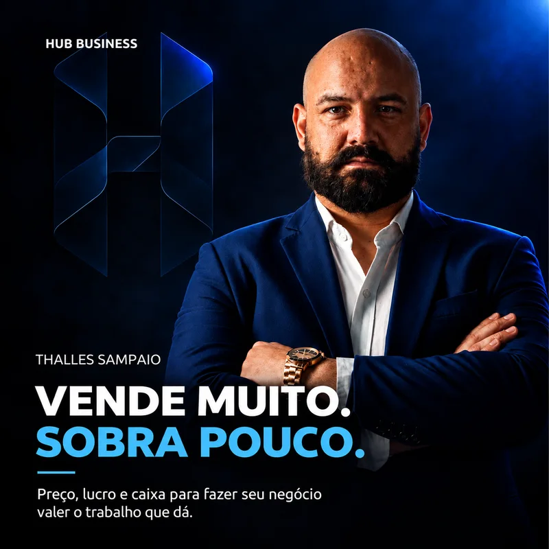 Capa do livro Vende muito. Sobra pouco., de Thalles Sampaio