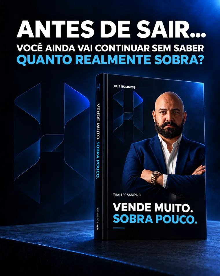Capa do livro Vende muito. Sobra pouco., de Thalles Sampaio